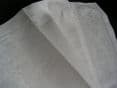 HT5 Large Genuine Vintage Irish linen, White, Lace Edged Huckaback Towel